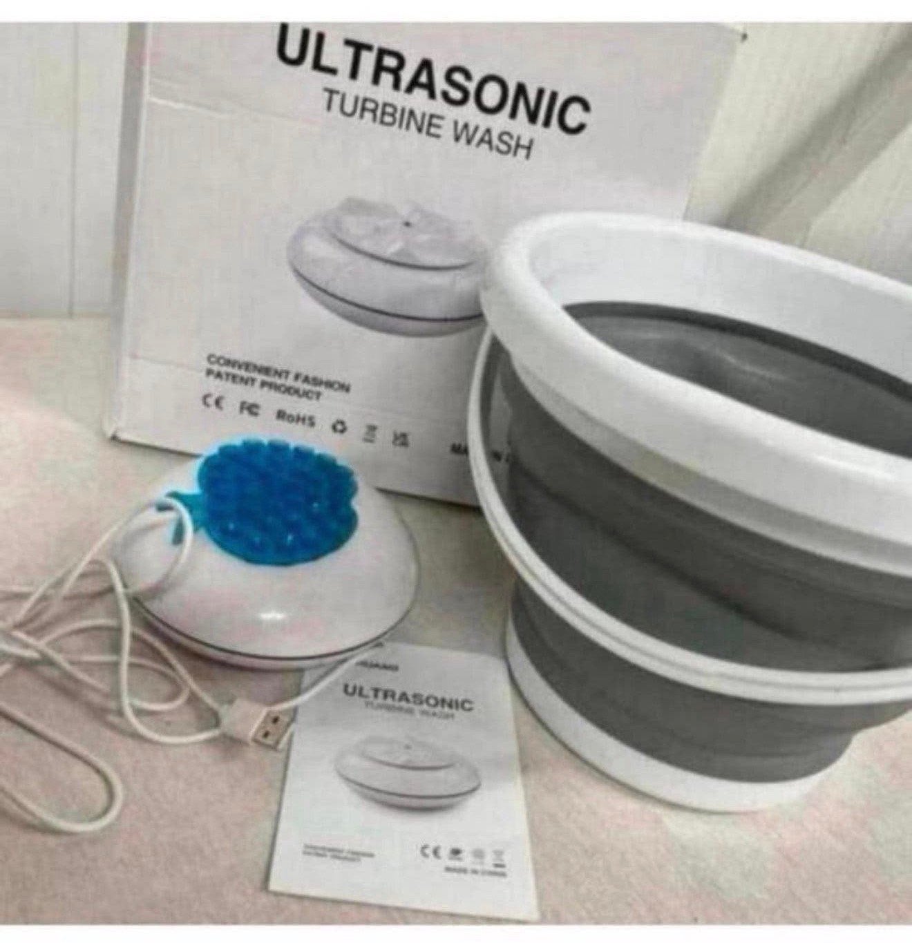 Draagbare Mini-wasmachine Ultrasone turbinewas draagbaar usb, Caravans en Kamperen, P, P, P, Nieuw