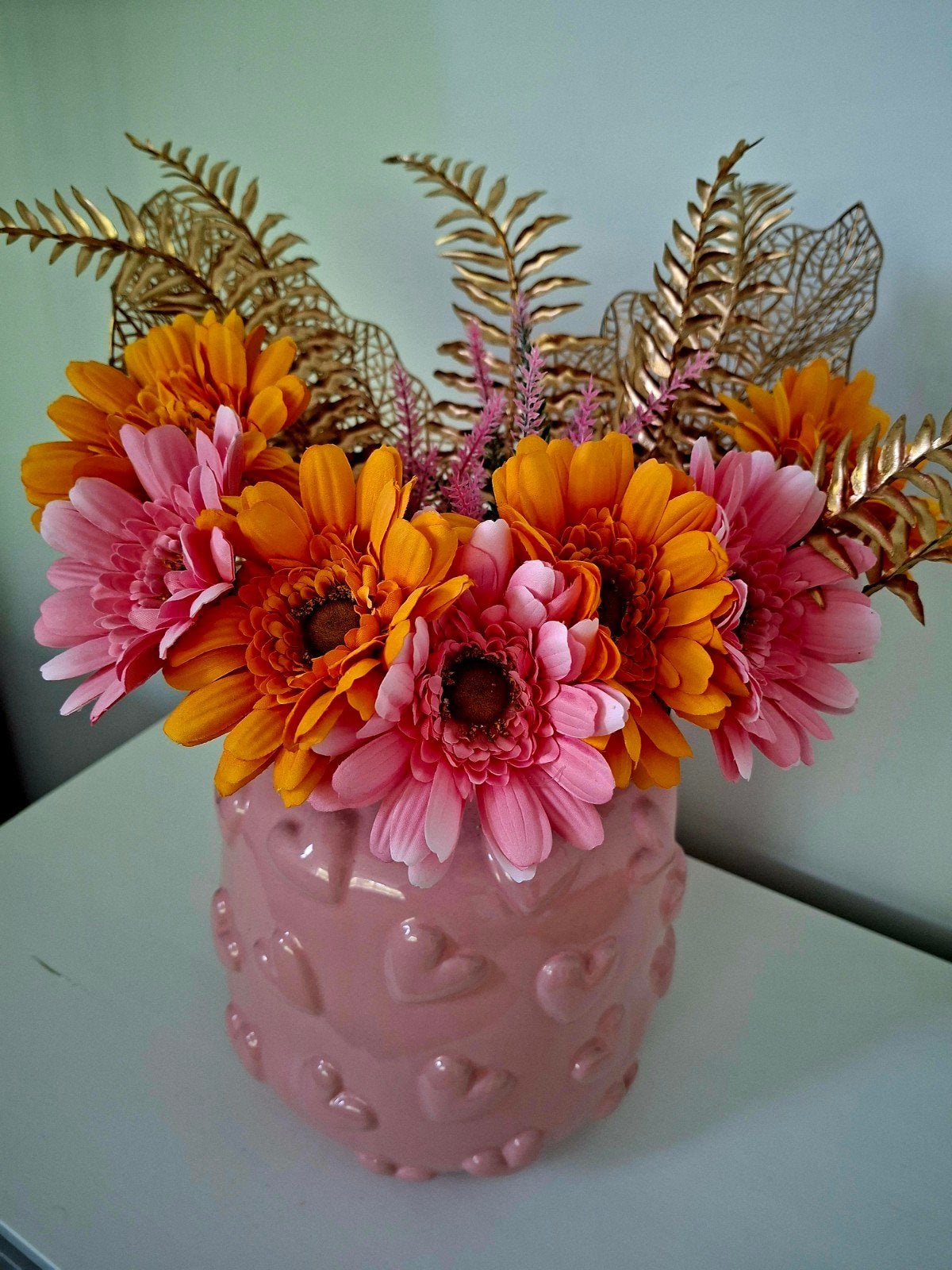 bloemstuk +grote vaas, Ophalen of Verzenden