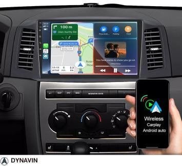 Navigatie Jeep Cherokee 2004 android 16 apple carplay usb, Oberonweg 262 3208pg, Nieuw, Ophalen of Verzenden, Dynavin