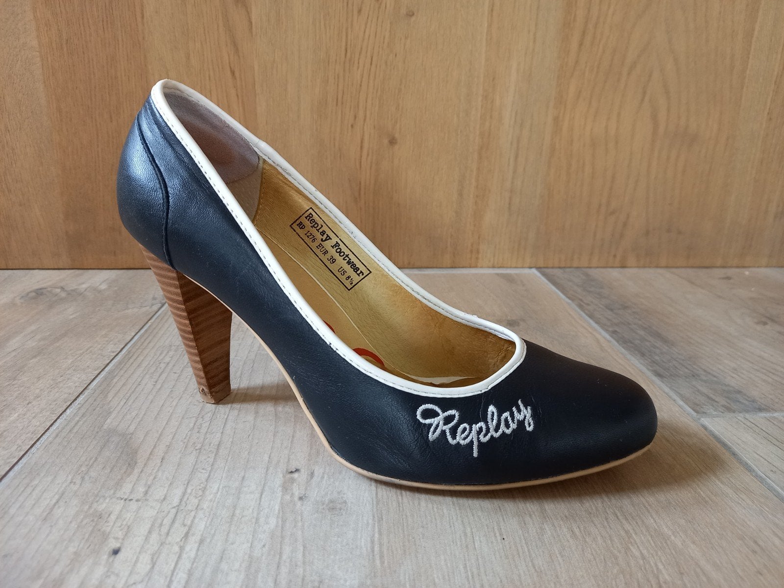 Pumps Replay, Zwart, Replay, Ophalen of Verzenden, Zo goed als nieuw
