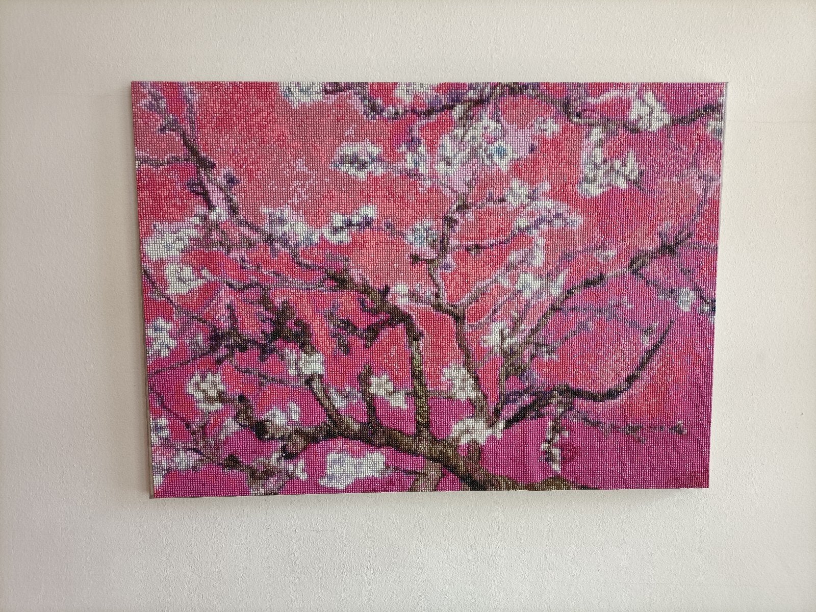 Diamond Painting Bloesemboom Roze, Huis en Inrichting, Ophalen, Nieuw, 50 tot 75 cm, Overige typen