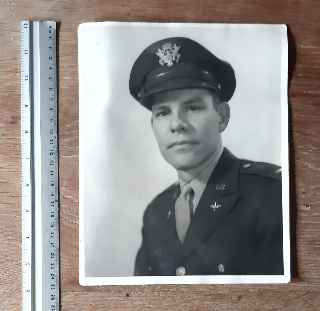 WWII US Air Force Portrait Photograph, Ophalen of Verzenden, Luchtmacht, Amerika, Foto of Poster