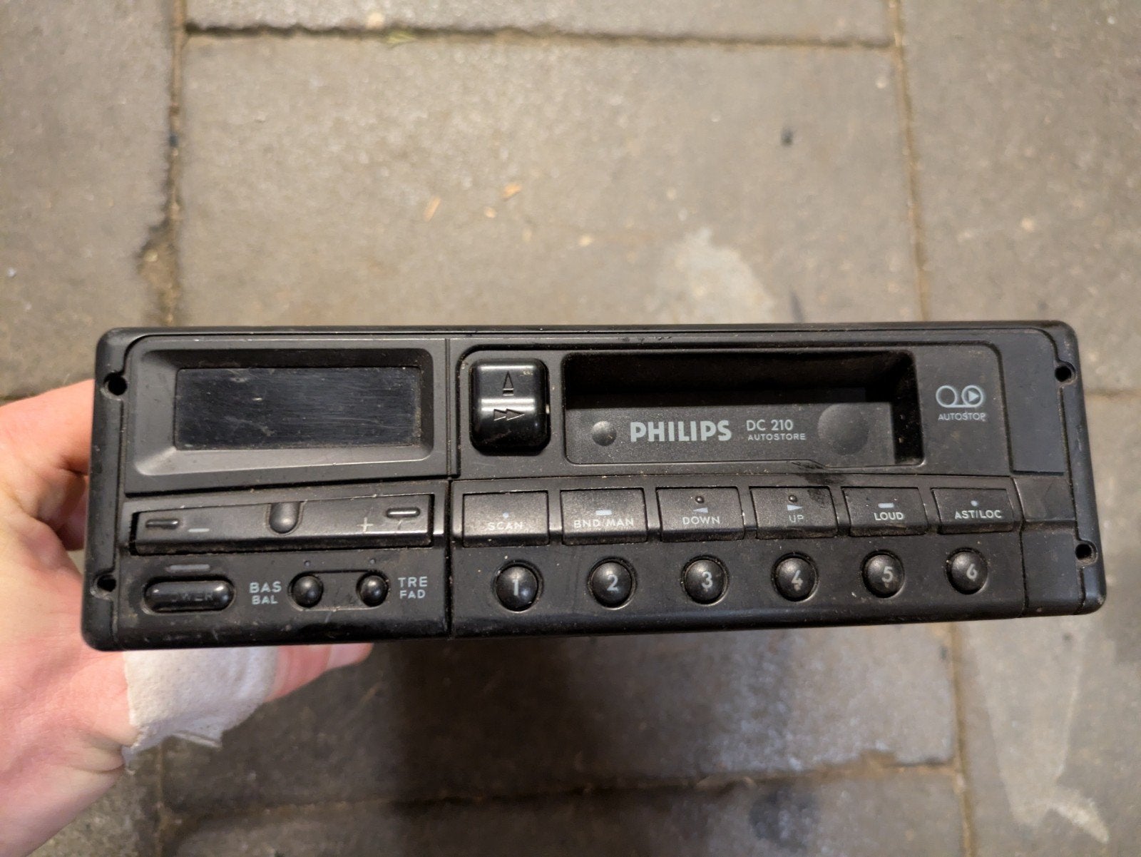 Autoradio Cassette Philips DC210 Vintage Radio, Ophalen of Verzenden