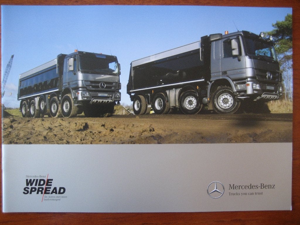 Mercedes-Benz Actros Wide Spread (maart 2011), Ophalen of Verzenden, Nieuw, Mercedes