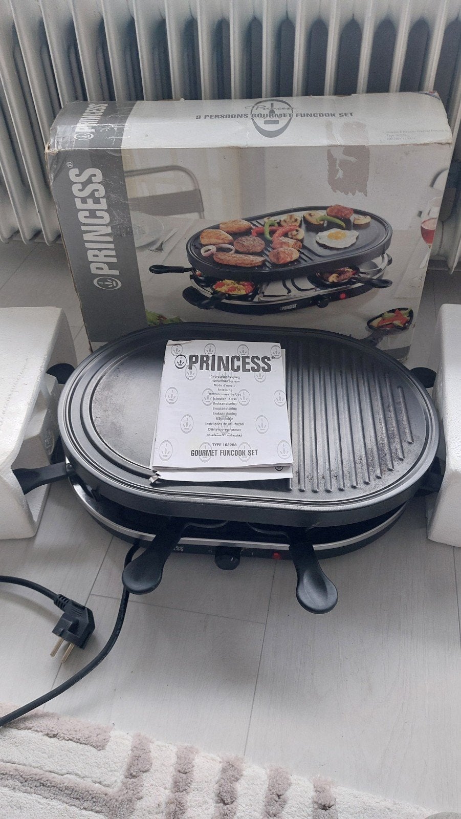 Princess Gourmet Fun Cook Set - 8 personen, Ophalen of Verzenden, Zo goed als nieuw, 8 personen of meer