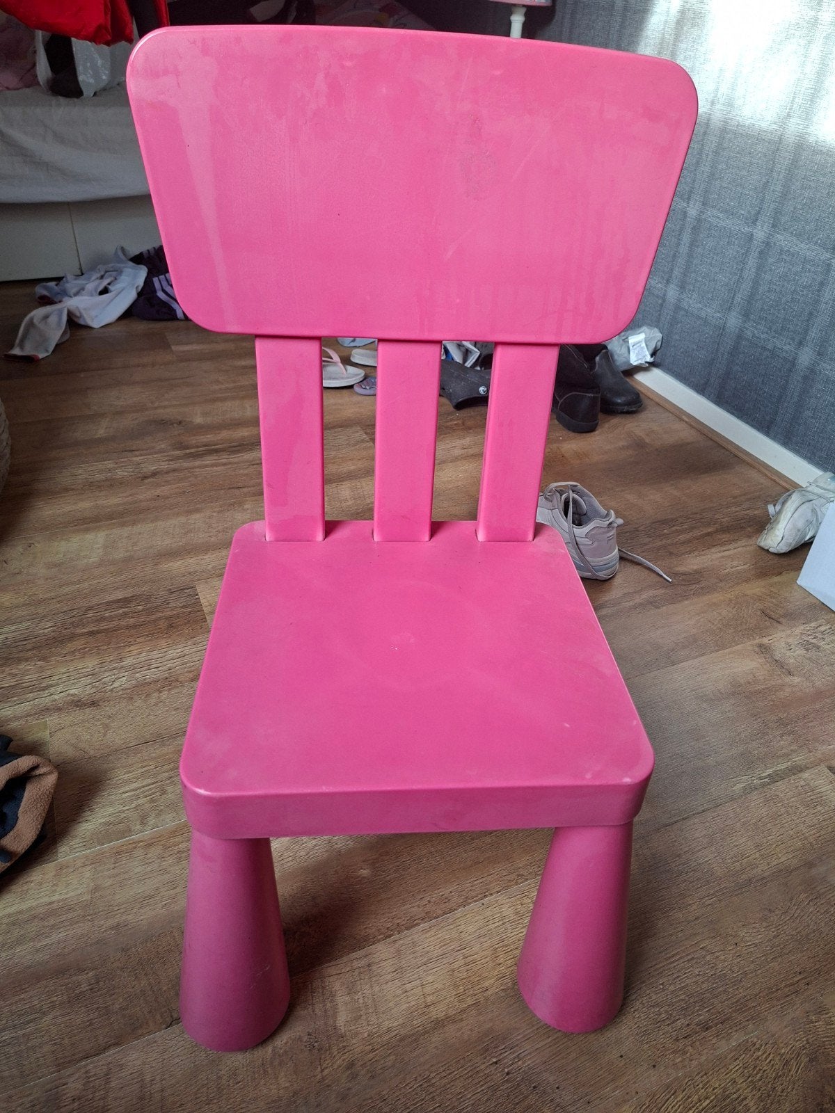 Roze kinderstoel - IKEA mammut, Ophalen, Gebruikt, Stoel