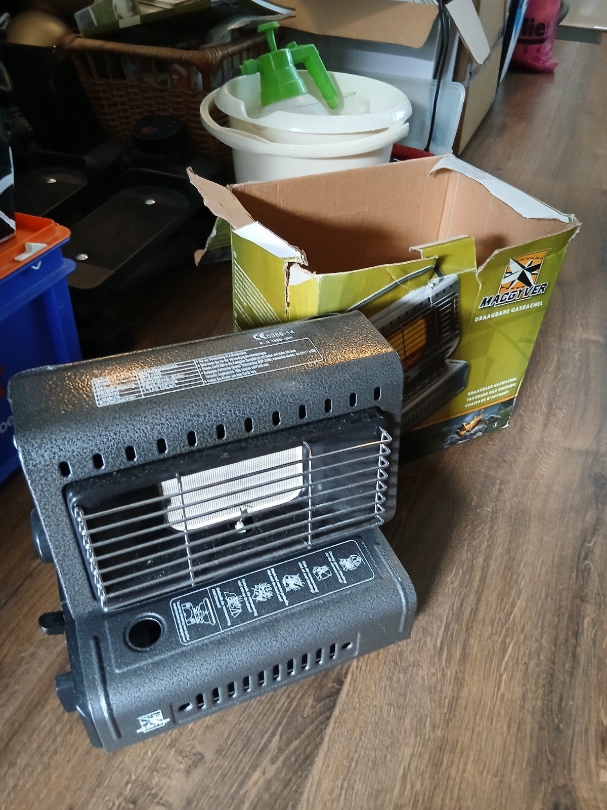 Draagbare gaskachel - Ideaal voor camping of buiten, Ophalen, Gebruikt
