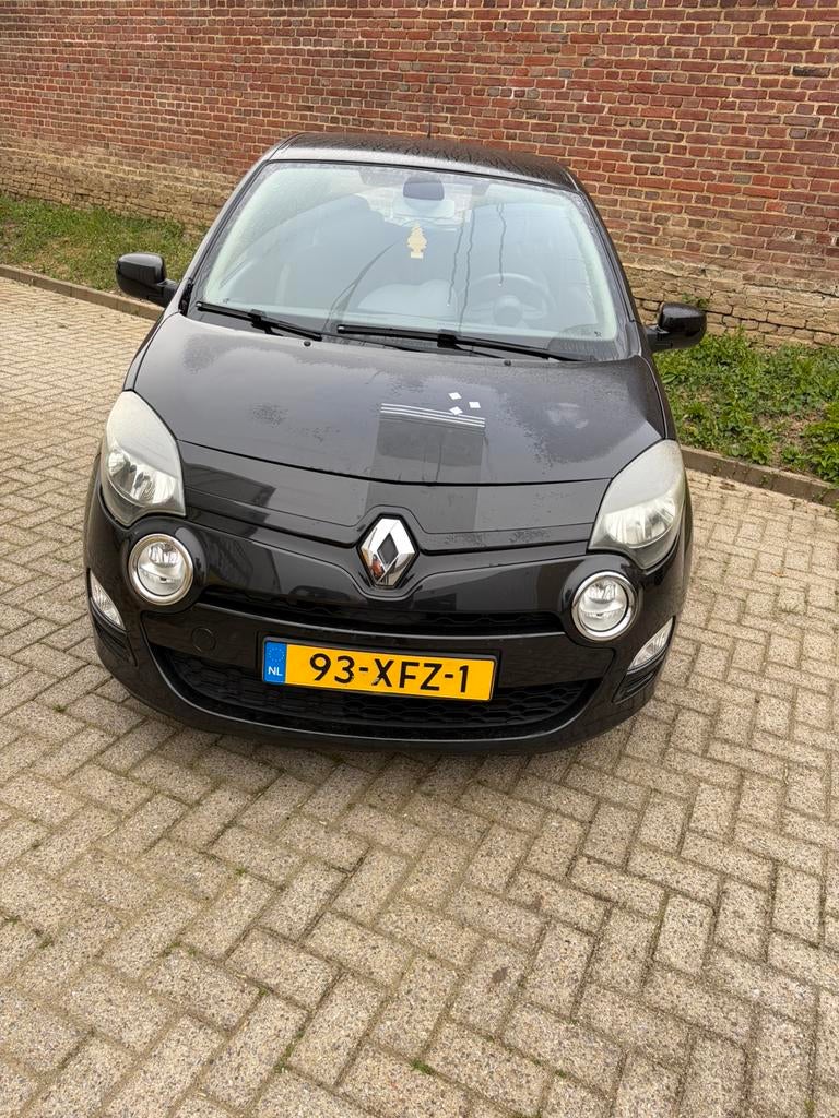 Renault Twingo 1.2 16V 2012 Zwart airco, Voorwielaandrijving, 4 cilinders, 4 stoelen, Zwart