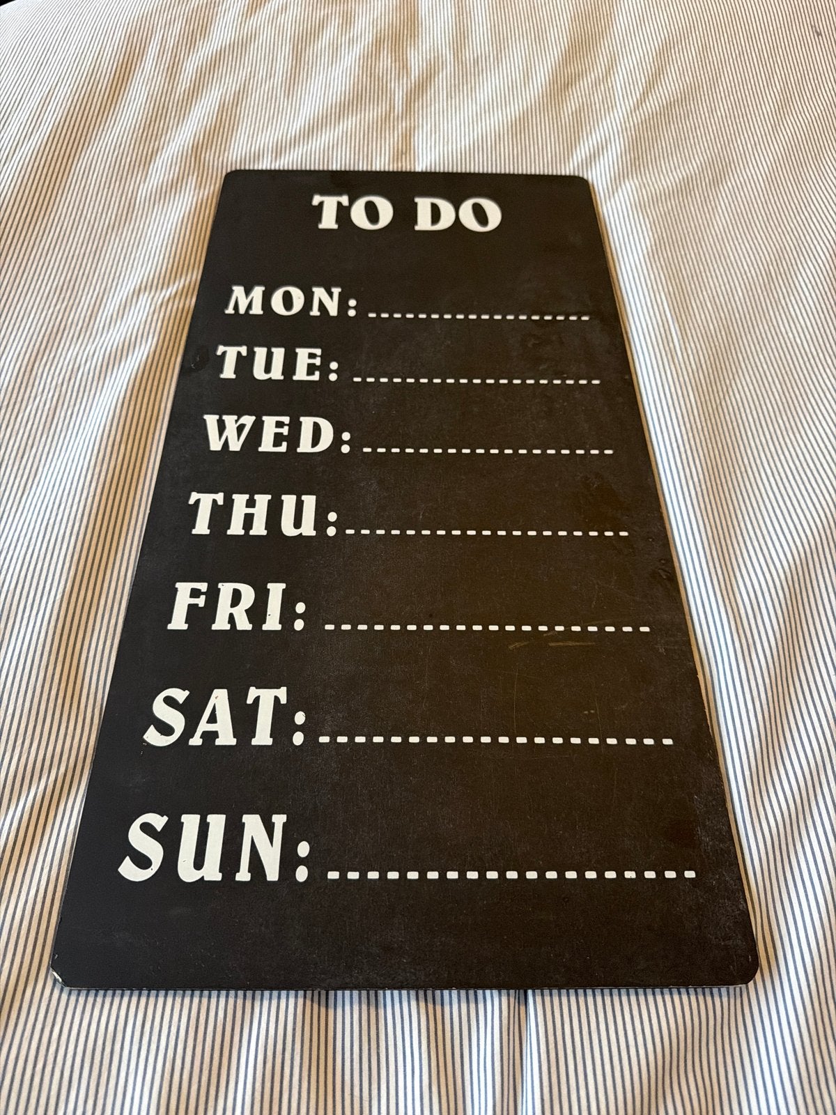Handig 'To Do' schrijfbord - Zwart, 60x30cm, Ophalen, Zo goed als nieuw, Magneetbord