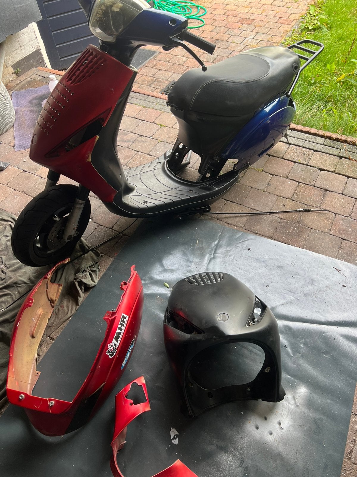 Piaggio Zip 2000 Frame met nieuwe rad, Tweetakt, Maximaal 45 km/u, Zip, Ophalen of Verzenden