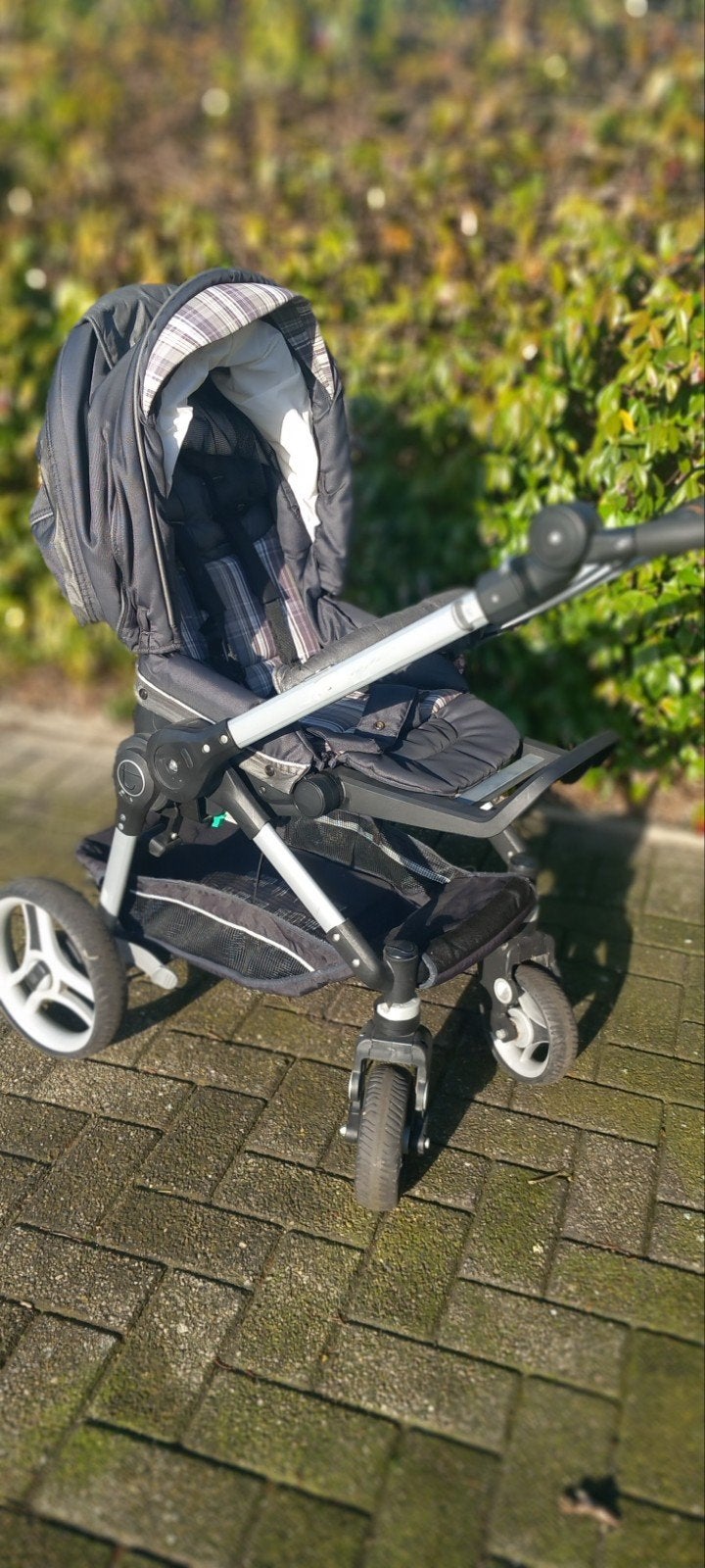 Teutonia combikinderwagen met toebehoren, Ophalen, Overige merken, Zonnekap