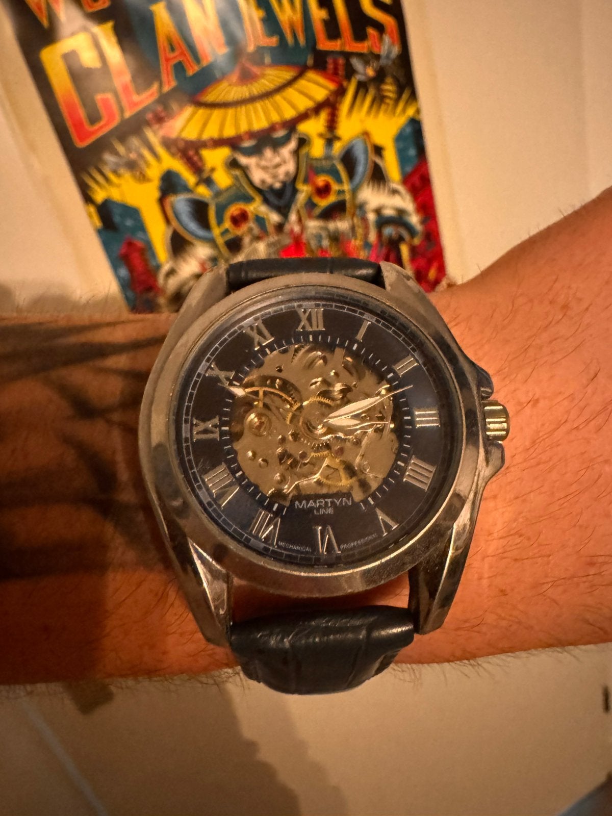 Martyn line horloge, Overige merken, Staal, Polshorloge, Ophalen of Verzenden