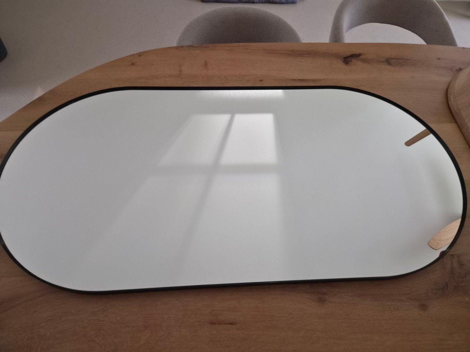 Lindbyn spiegel 60x120 cm, Ophalen, 100 tot 150 cm, Zo goed als nieuw, Ovaal