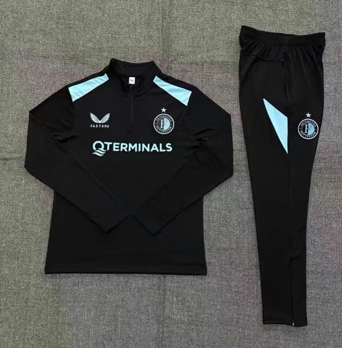 Feyenoord Trainingspak 2026/2027, Maat 48/50 (M), Zwart, Nieuw, Ophalen of Verzenden