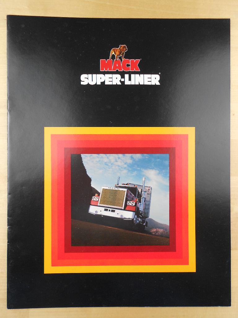 Mack Super-Liner Brochure 1981 - Superliner, Mack, Ophalen of Verzenden, Zo goed als nieuw, Overige merken