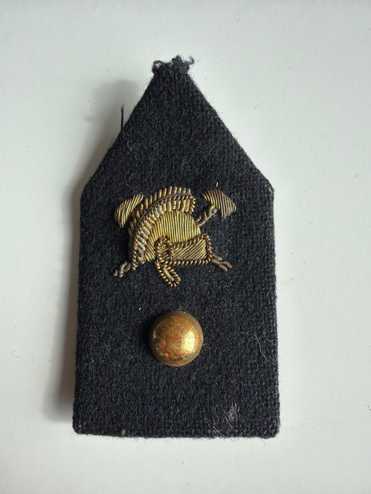 Brandweer oud  type Rangembleem Genie, Ophalen of Verzenden, Overige soorten, Nederland, Embleem of Badge