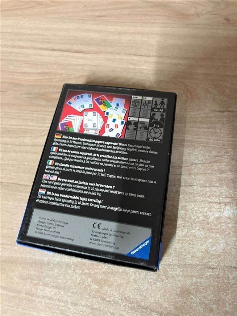 Phase 10 - S7153, Hobby en Vrije tijd, Gezelschapsspellen | Bordspellen, Ophalen of Verzenden, Zo goed als nieuw