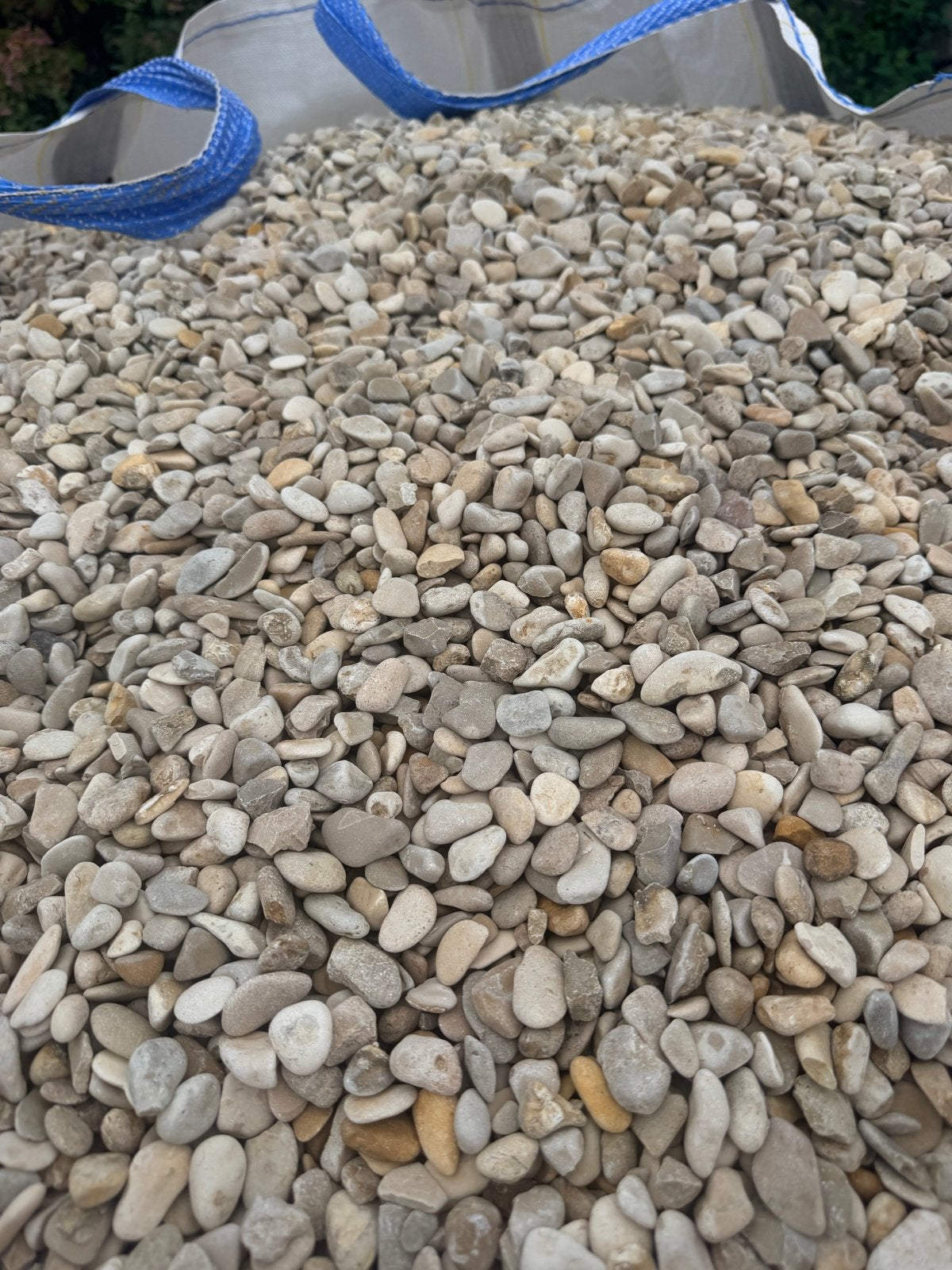 Castle Grind Beige/Grijs 8/16mm Big Bag - 1500 kg, Tuin en Terras, Grind, Keien en Split, Ophalen, Nieuw, Beige, Grind