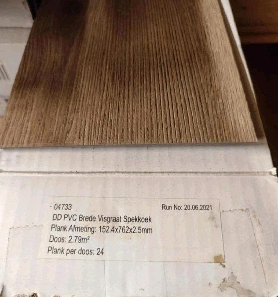 Douwes Dekker visgraat pvc spekkoek 04733 5.58m2, Ophalen, Nieuw, 75 m² of meer, Overige typen