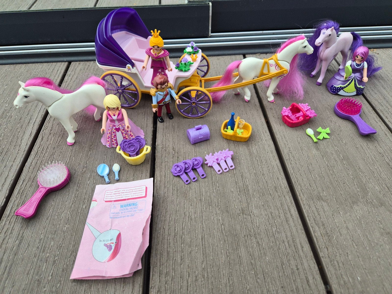 Playmobil Prinsessen Koets & Prinsessen met Paarden (3 sets), Kinderen en Baby's, Ophalen of Verzenden, Gebruikt