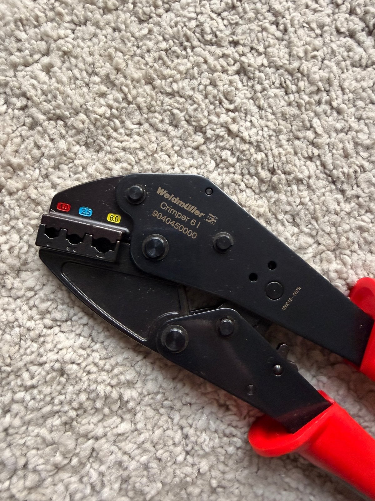 Te koop splinternieuwe Weidmuller Crimper 6I Amp krimptang, Auto diversen, Autogereedschap, Ophalen of Verzenden, Zo goed als nieuw