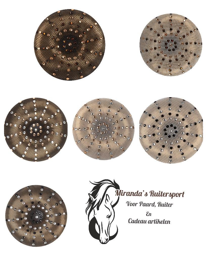 Haar/knotnetje Zilver, Rosé of Bruin, Dieren en Toebehoren, Paardrijkleding, ., Overige typen, Nieuw, Ophalen of Verzenden