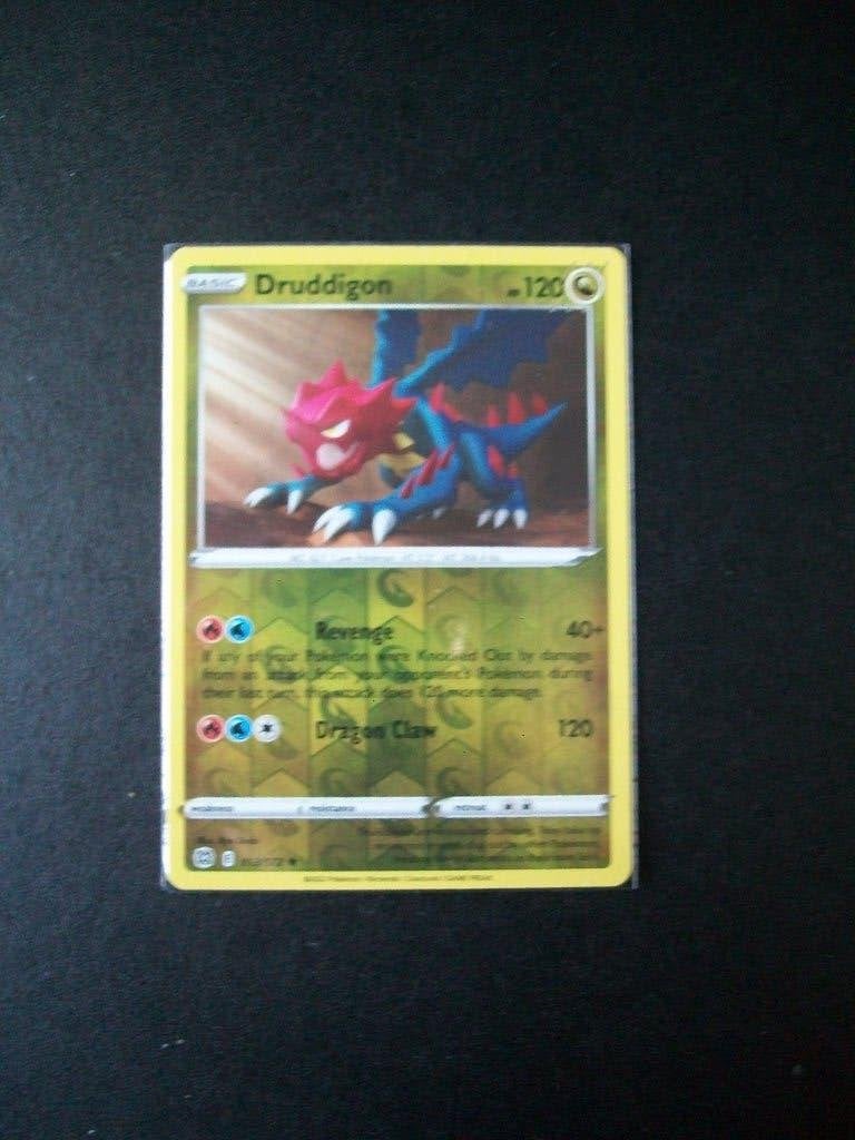 2577. Nieuwe Pokemon Kaart holofoil DRUDDIGON hp 120 113/172, Verzenden, Nieuw, Losse kaart, Foil