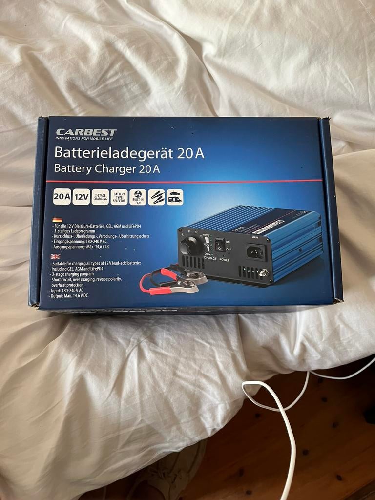 car battery charger, Ophalen, Nieuw
