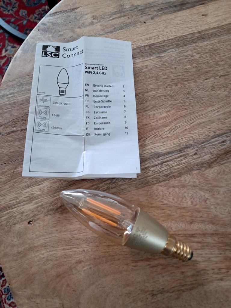 Smart connect lamp, Ophalen of Verzenden, Zo goed als nieuw, Overige fittingen, Led-lamp