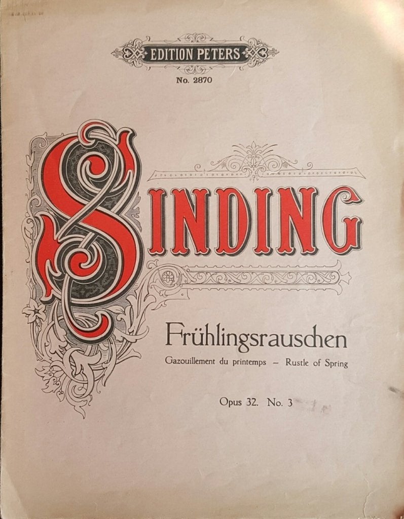 Christian Sinding - Frühlingsrauschen, Muziek en Instrumenten, Gebruikt, Klassiek, Overige soorten, Ophalen of Verzenden