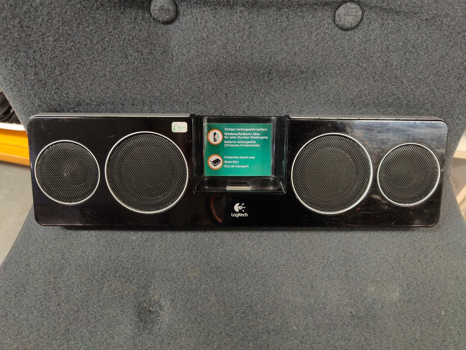 Logitech iPod station met line-in / aux aansluiting, Overige merken, Info@logitech.com, Gebruikt, EPFL Innovation Park, Bâtiment C, 1015 Lausanne, Zwitserland