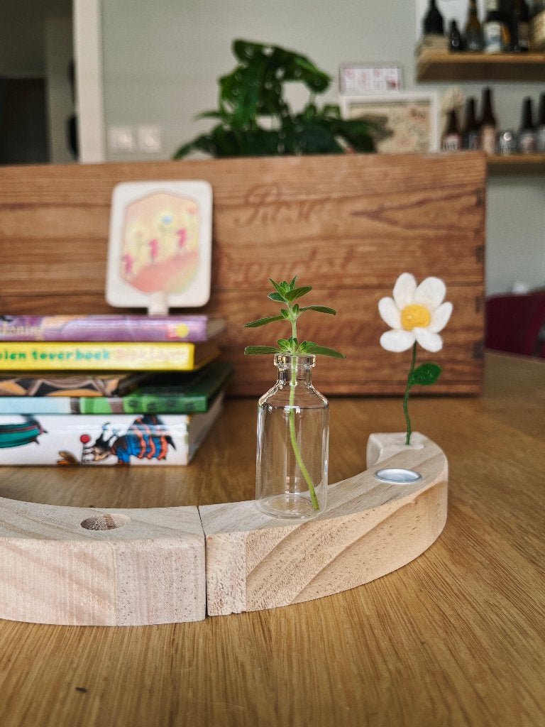 Klein vaasje / steker voor Dille & Kamille jaarring, Ophalen of Verzenden, Nieuw