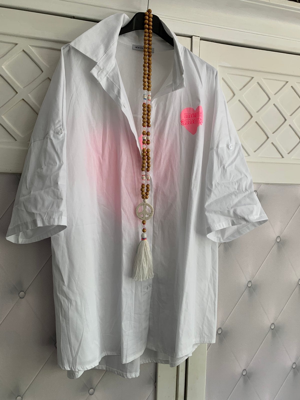 Blouse wit maat 48/50, Verzenden, Nieuw, Wit, Blouse of Tuniek