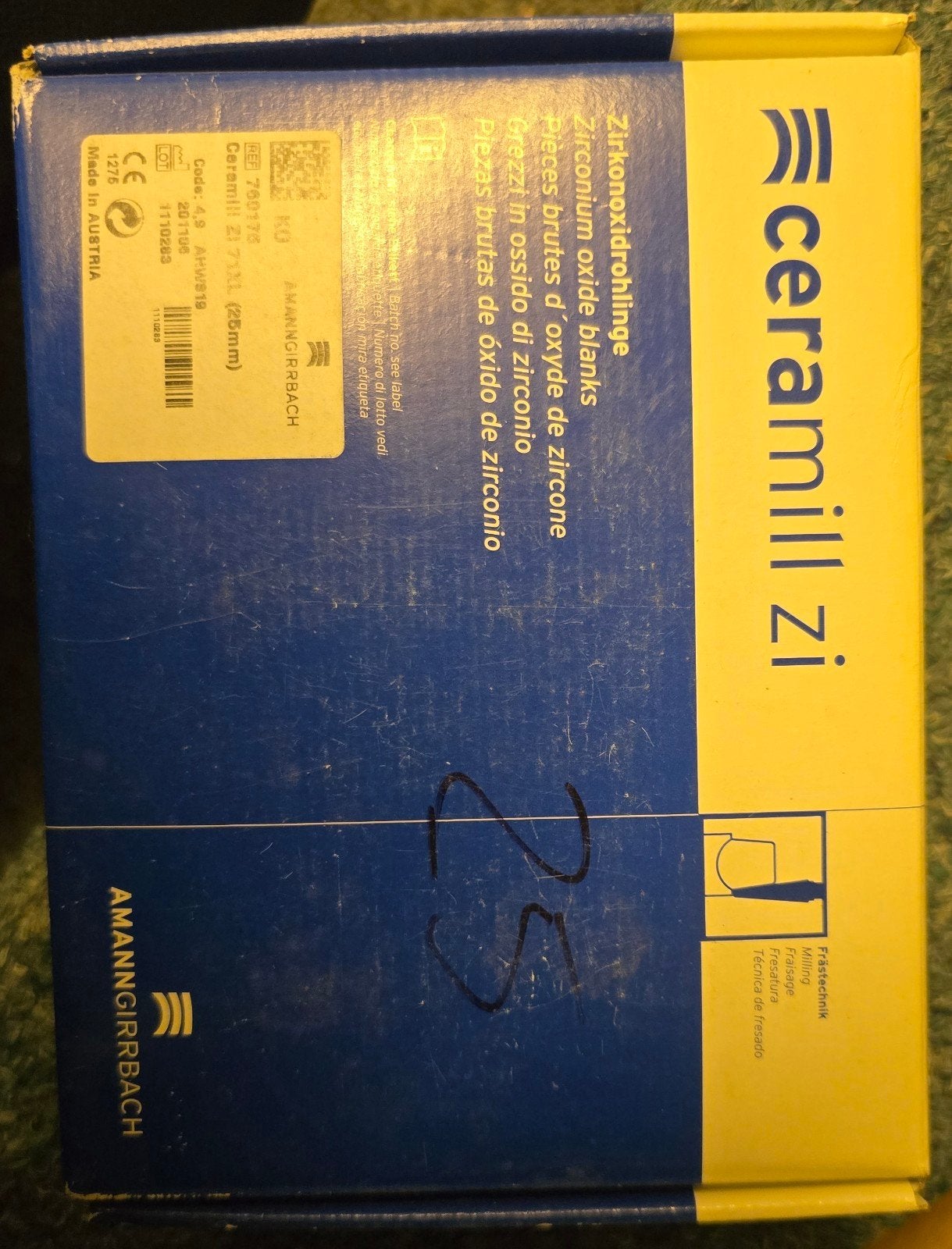 Amann GCeramill  blanks dental tandtechniek, Ophalen of Verzenden
