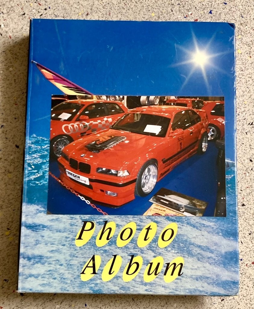 Foto album met 108 sportwagen foto's oa Ferrari . Porsche, Verzenden, Zo goed als nieuw, Ferrari