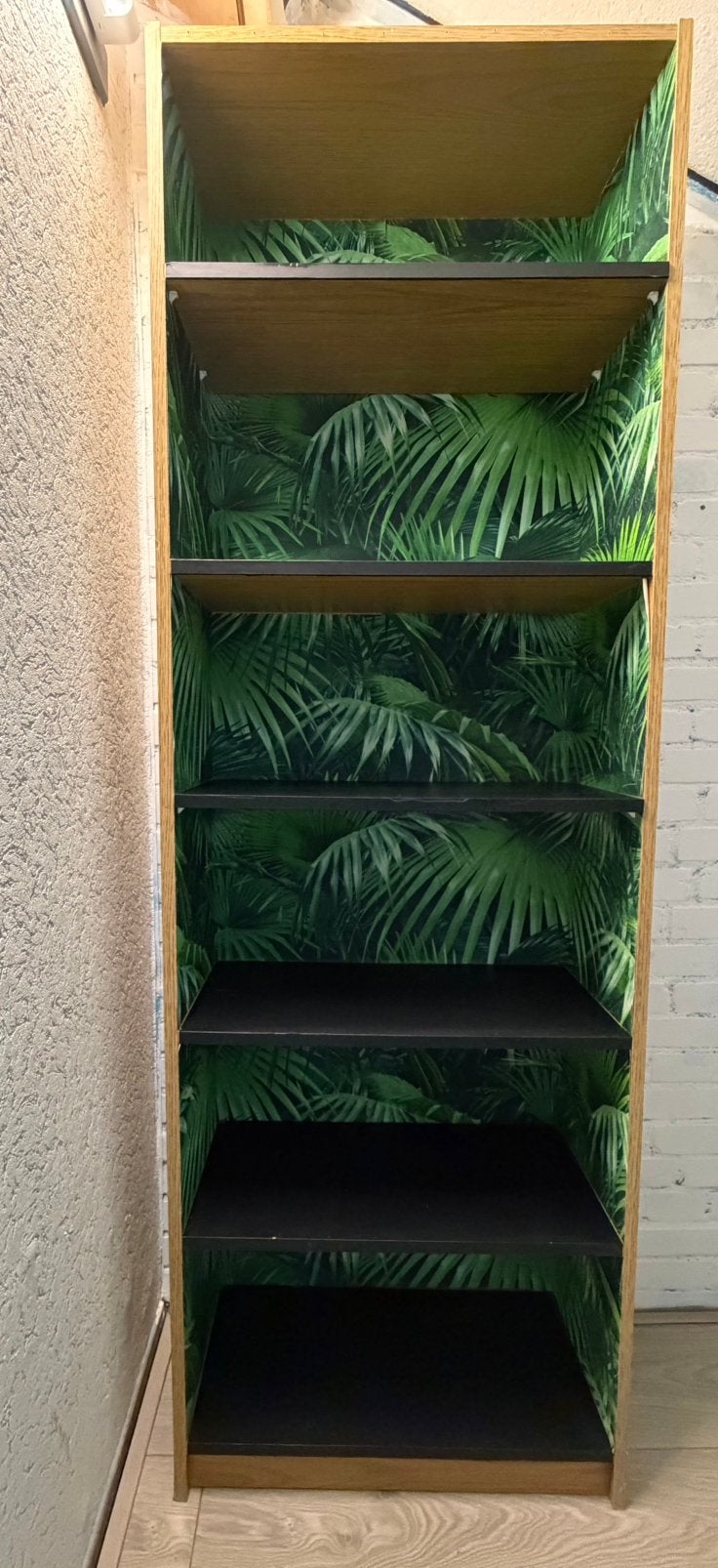 Boekenkast gewrapt en behangen, Ophalen, Met plank(en), Gebruikt, 50 tot 100 cm