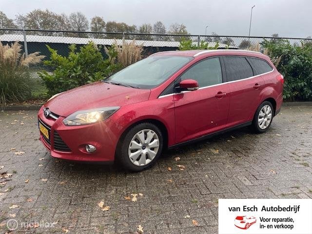 Ford Focus Wagon 1.0 EcoBoost I zeer nette auto I navi, crui, Euro 5, Gebruikt, Zwart, Origineel Nederlands