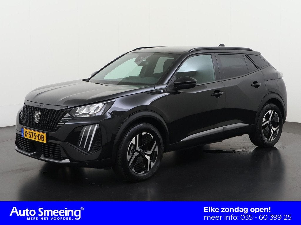 Peugeot e-2008 EV Allure 54 kWh 3 fase | SOH 94% | Navigatie, Auto's, Peugeot, 12 maanden, Gebruikt, 156 pk, Zwart