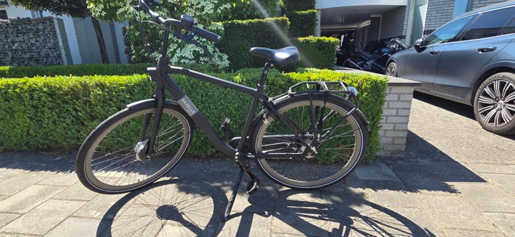 Nette Gazelle Esprit heren zwart 49cm, Ophalen, Versnellingen, 49 tot 53 cm, Zo goed als nieuw