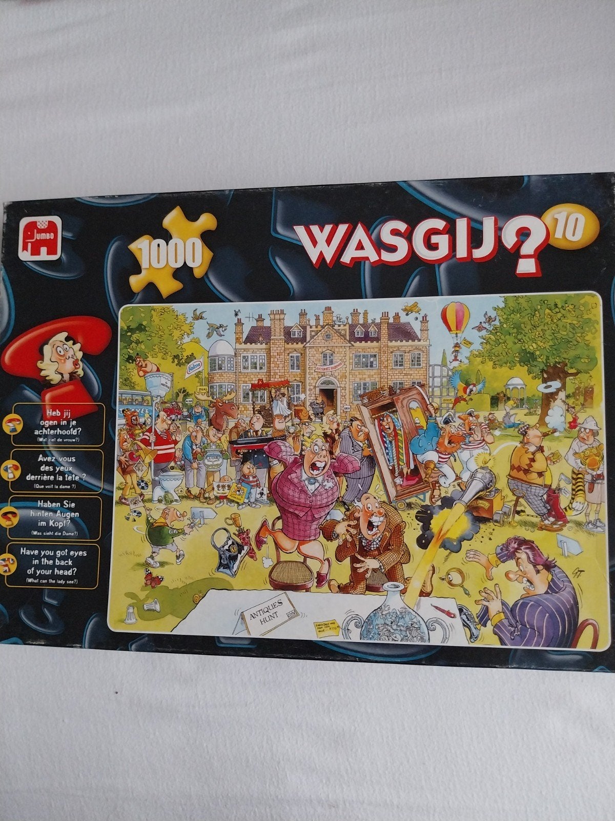 Wasgij? 10 Antiques Hunt 1000 stukjes legpuzzel, Ophalen, 500 t/m 1500 stukjes, Gebruikt, Legpuzzel