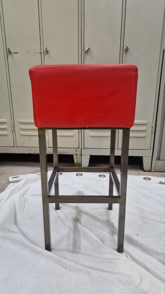 Barkrukken, Huis en Inrichting, Barkrukken, 5 krukken of meer, Ophalen, Metaal, 60 tot 90 cm