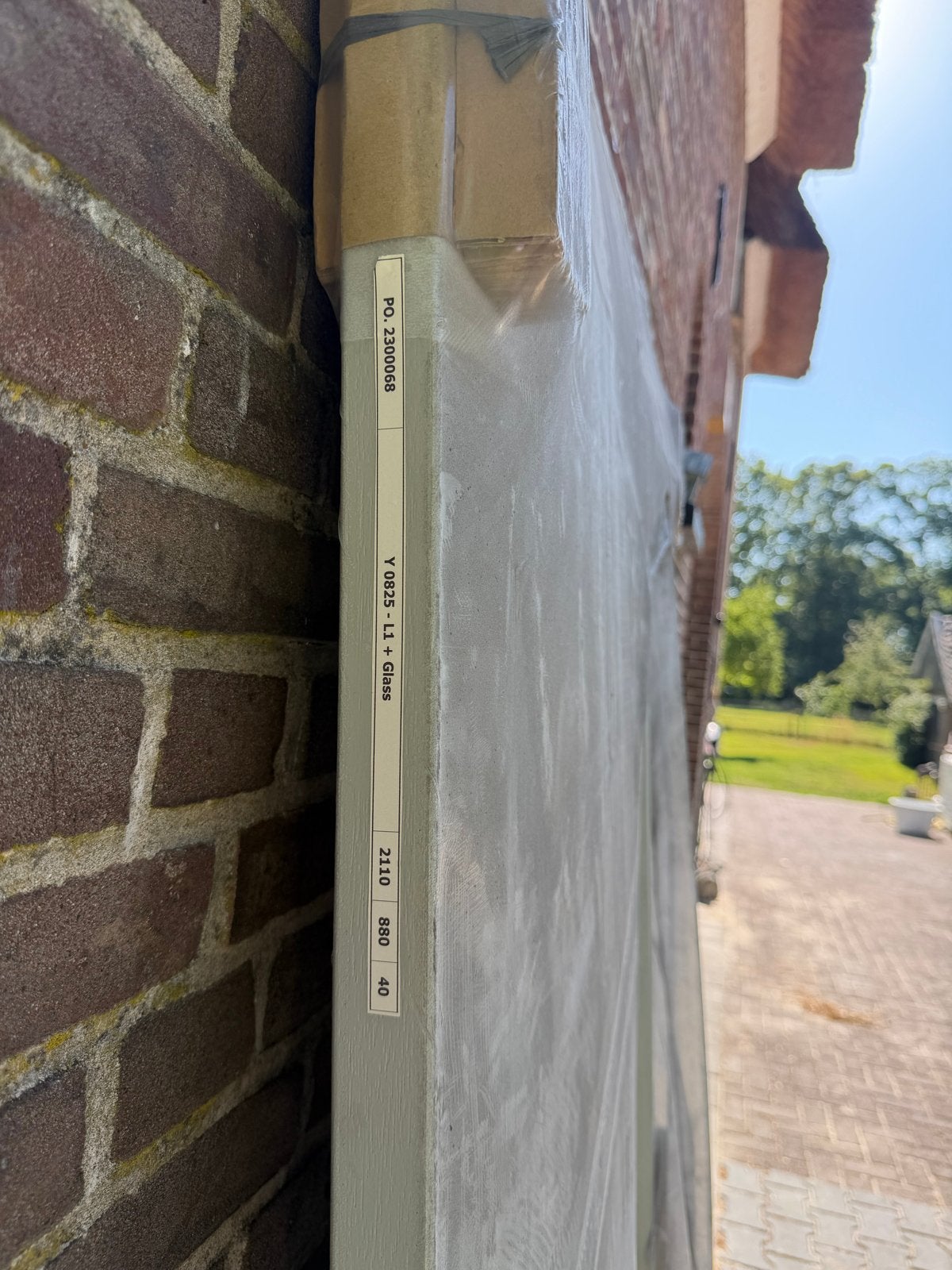 Nieuwe Skantrae Buitendeur met Glas en Hang- en Sluitwerk, Ophalen, 80 tot 100 cm, 215 cm of meer, Nieuw