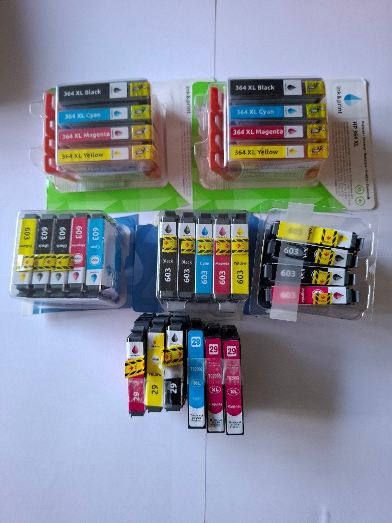 Cartridges voor diverse printers nrs. 364, 29 en 603 Action, Ophalen, Nieuw, Cartridge, Vele soorten printers