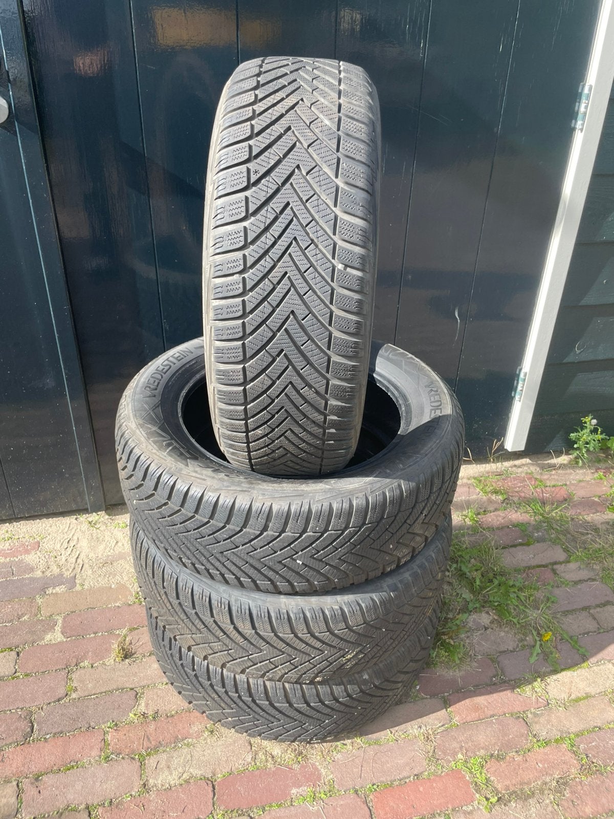 Vredestein Wintrac winterbanden 205 55 R 16 6mm, Ophalen, Gebruikt, 16 inch, Band(en)
