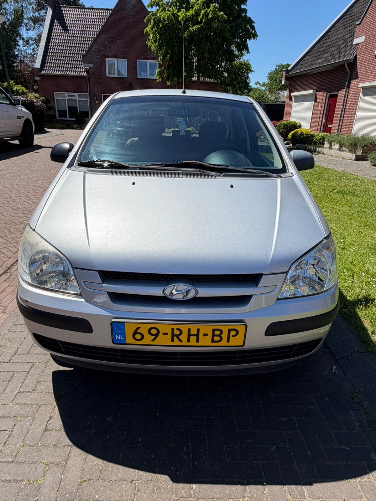 Hyundai Getz 1.1 5DRS 2005 Grijs, Auto's, Hyundai, Voorwielaandrijving, 450 kg, 924 kg, 31 €/maand