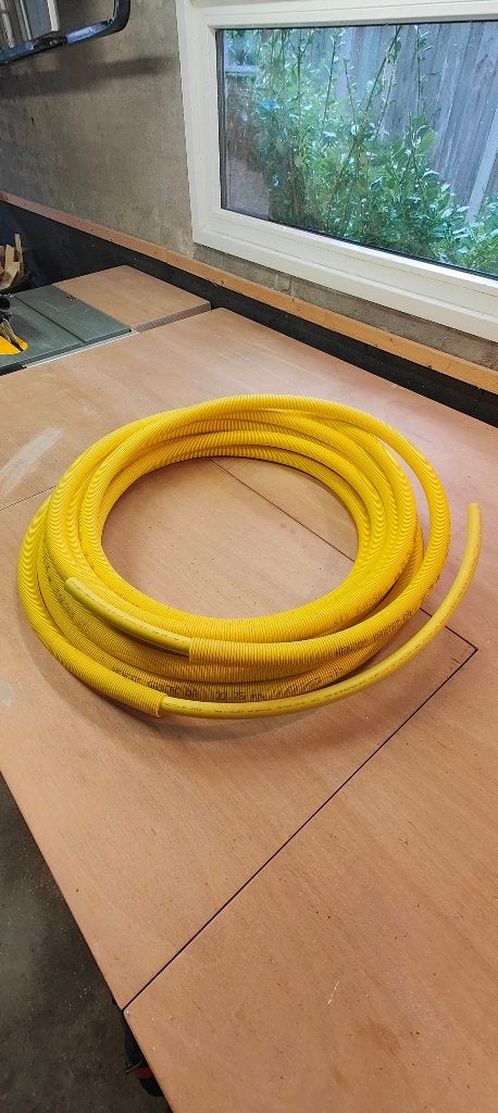 Henco gasbuis met mantel 20x2 - 17 meter - Nieuw, Doe-het-zelf en Verbouw, Ophalen, Overige materialen, 6 meter of meer, Overige typen