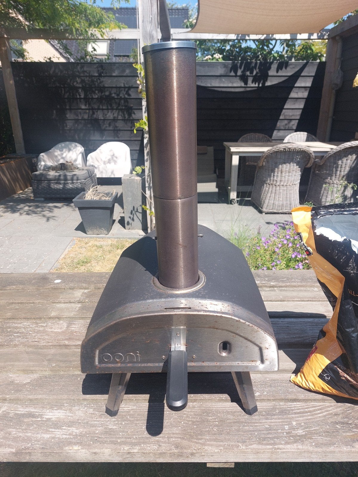 Ooni Fyra 12 Pellet-gestookte Pizzaoven - Gebruikt, Tuin en Terras, Pizzaovens, Ophalen, Gebruikt, Ooni