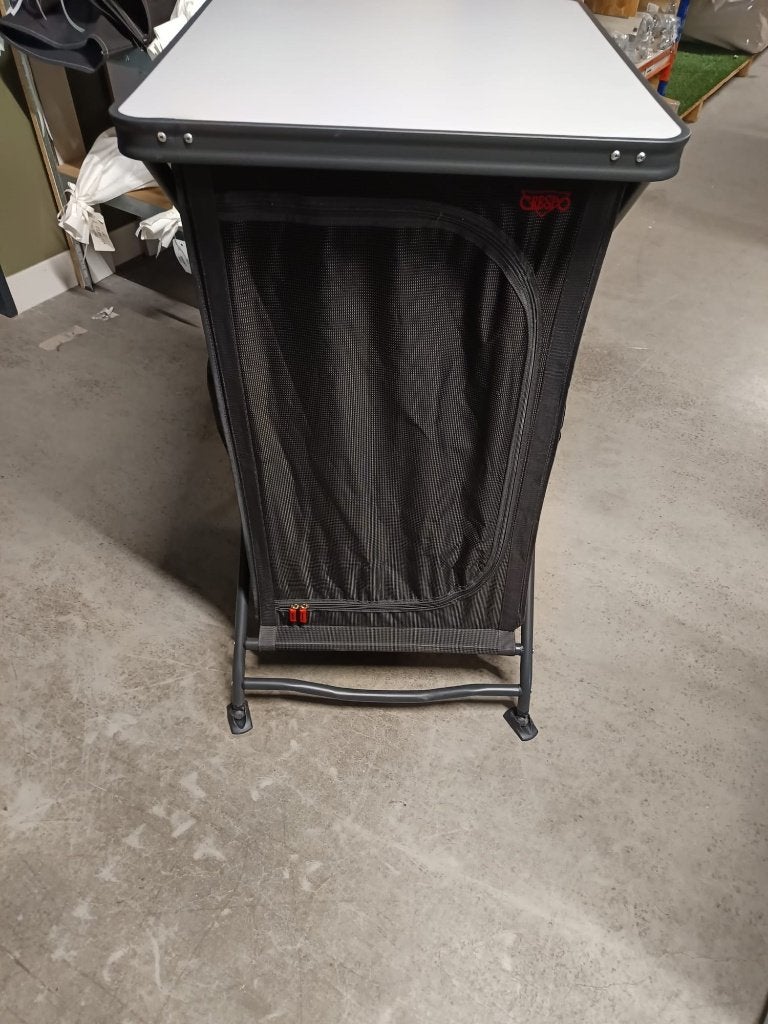 Crespo Campingkast met Tafelblad en Draagtas, Ophalen of Verzenden, Zo goed als nieuw, Campingkast