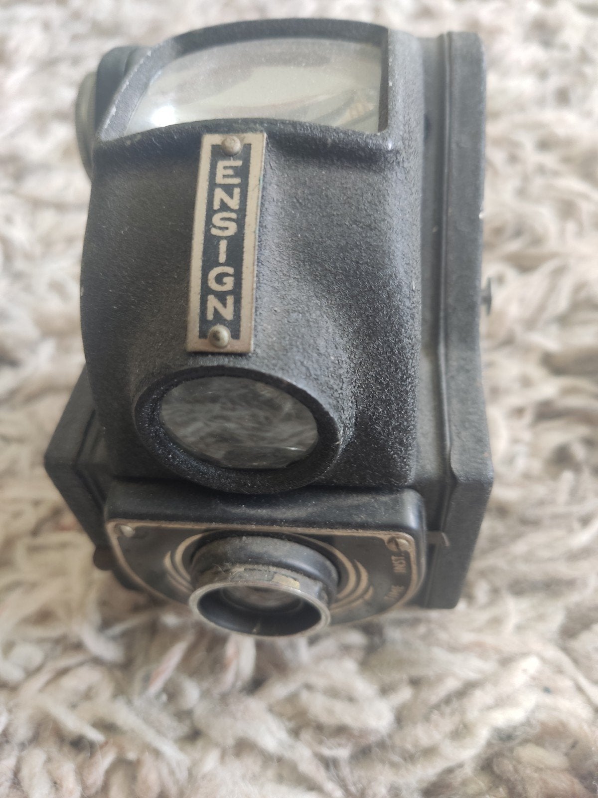Vintage Ensign Ful-Vue Boxcamera - Made in England, Ophalen of Verzenden, Gebruikt, Compact, Overige Merken