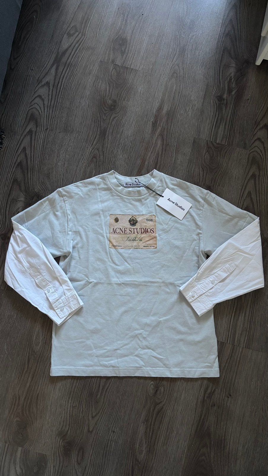 Acne studios longsleeve shirt S, Verzenden, Nieuw, Maat 46 (S) of kleiner, Wit
